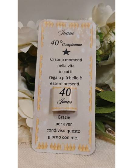 SEGNAPOSTO compleanno adulti