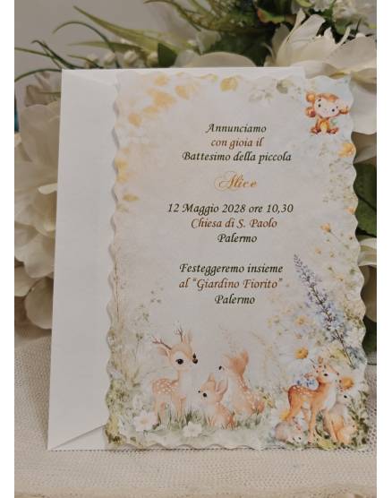 INVITO BATTESIMO BIMBA