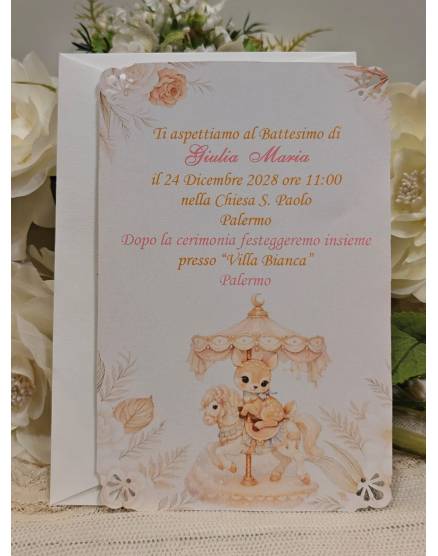 INVITO BATTESIMO BIMBA