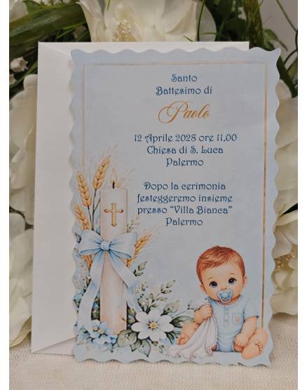 INVITO BATTESIMO BIMBO