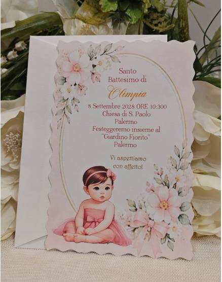 INVITO BATTESIMO BIMBA