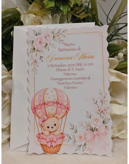 INVITO BATTESIMO BIMBA