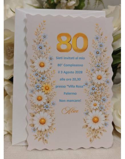 INVITO COMPLEANNO ADULTI