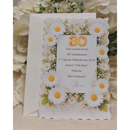 INVITO COMPLEANNO ADULTI