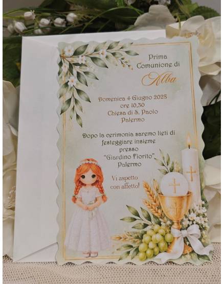INVITO PRIMA COMUNIONE