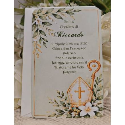 INVITO CRESIMA RAGAZZO