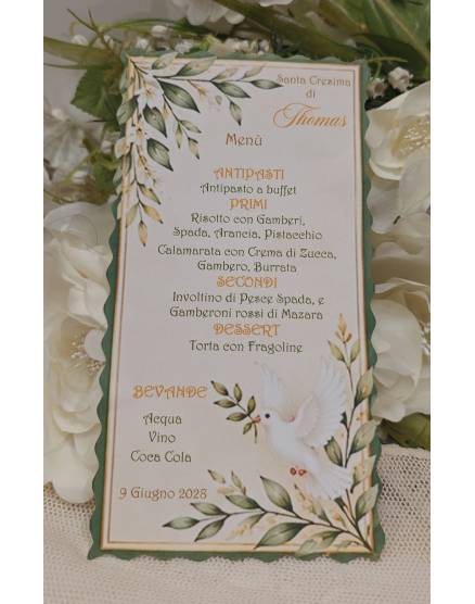 MENU'BATTESIMO LEONCINO