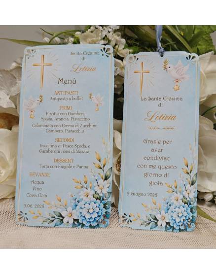 MENU'CRESIMA RAGAZZA