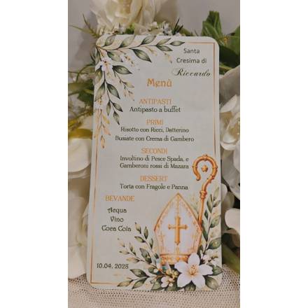 MENU' CRESIMA RAGAZZO
