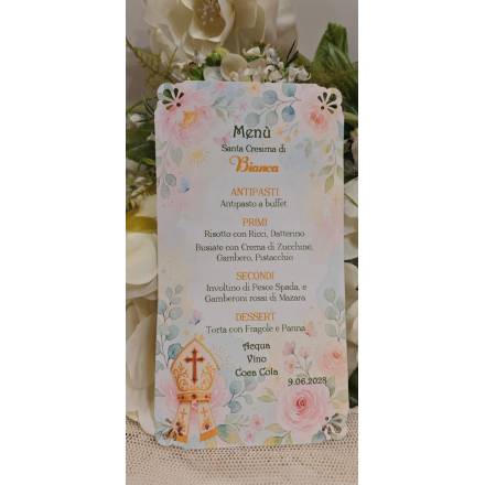 MENU'CRESIMA RAGAZZA