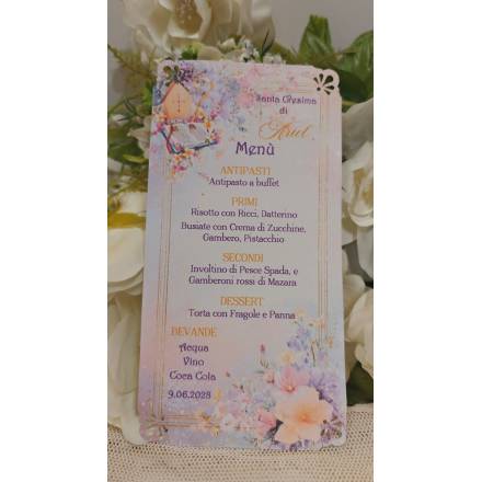 MENU'CRESIMA RAGAZZA