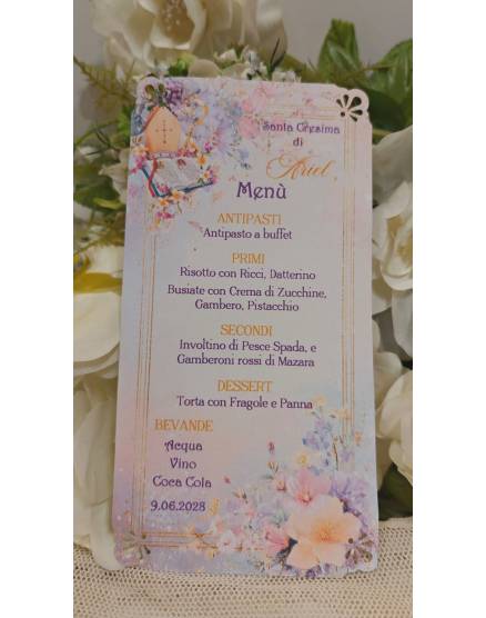 MENU'CRESIMA RAGAZZA