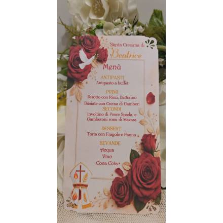MENU'CRESIMA RAGAZZA