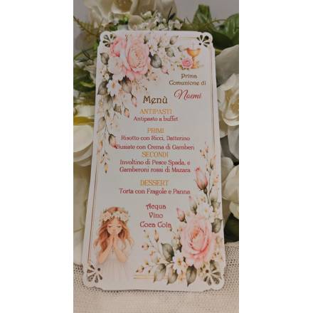MENU'CRESIMA RAGAZZA