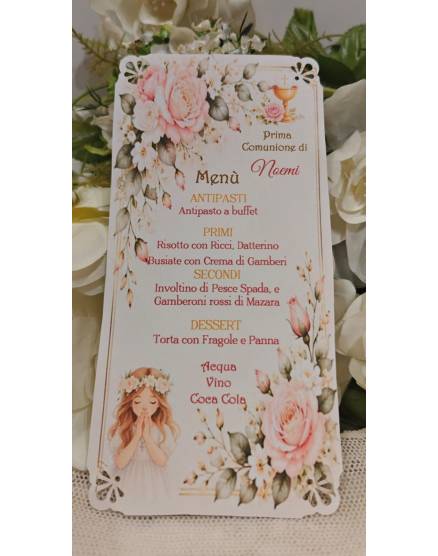 MENU'CRESIMA RAGAZZA
