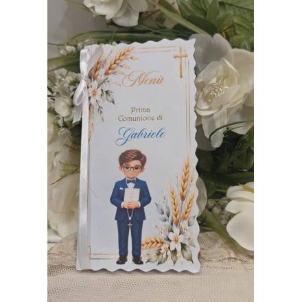 MENU'prima comunione ragazzo
