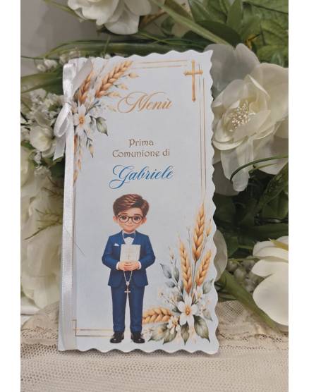MENU'prima comunione ragazzo