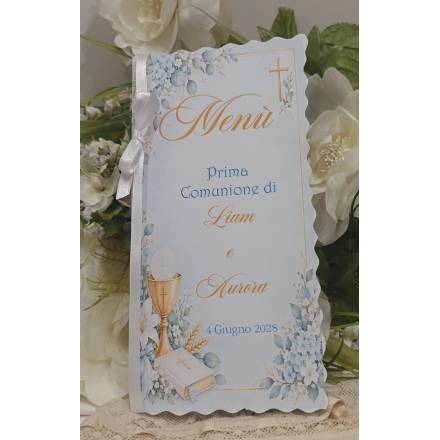 MENU'prima comunione gemelli