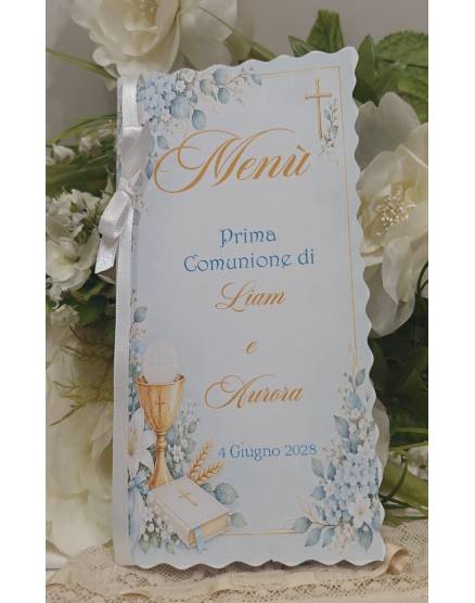 MENU'prima comunione gemelli