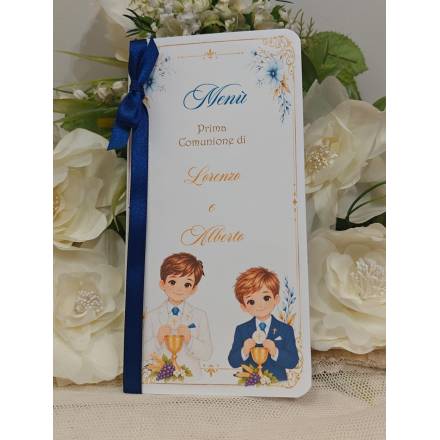 MENU'prima comunione gemelli