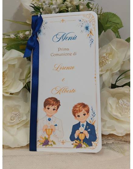 MENU'prima comunione gemelli