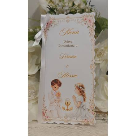 MENU'prima comunione gemelli
