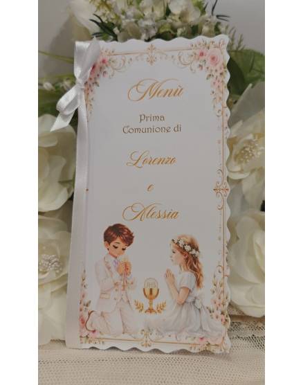 MENU'prima comunione gemelli