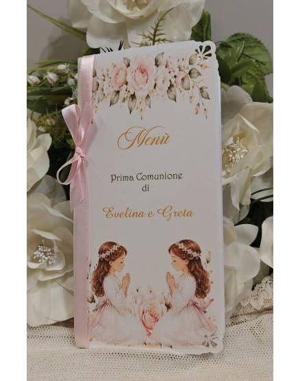 MENU'prima comunione gemelli