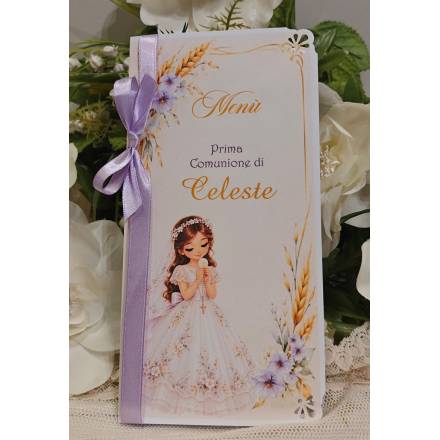 MENU'prima comunione ragazzo