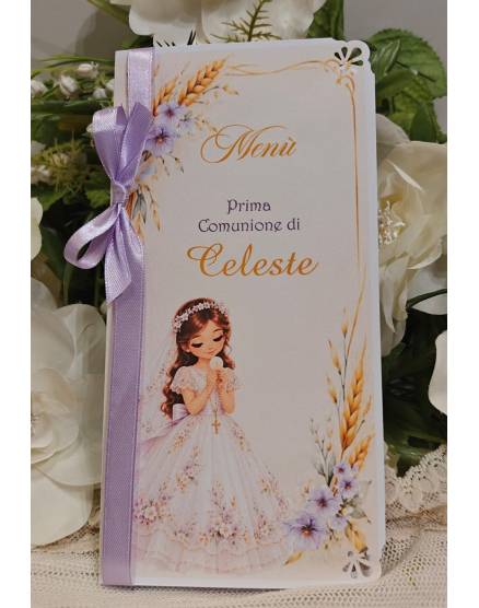 MENU'prima comunione ragazzo