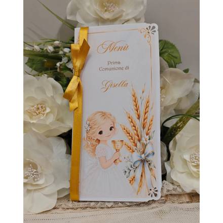 MENU'prima comunione ragazzo