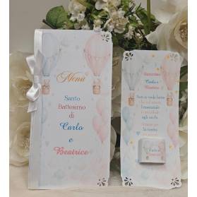 MENU' SANTO BATTESIMO GEMELLI MONGOLFIERE
