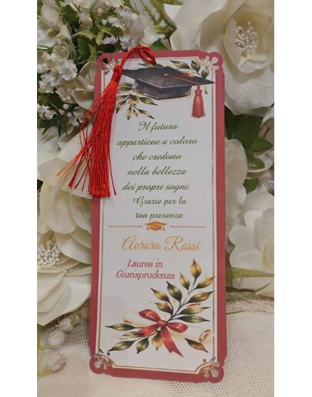 SEGNAPOSTO LAUREA RAGAZZA
