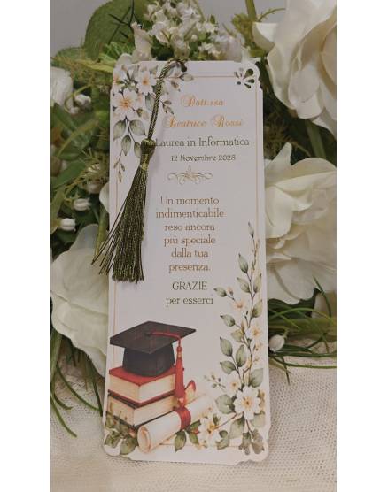 SEGNAPOSTO LAUREA RAGAZZA