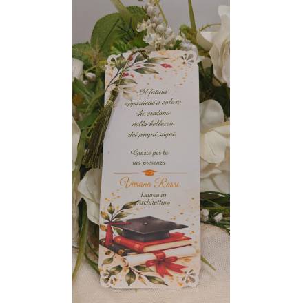 SEGNAPOSTO LAUREA RAGAZZA