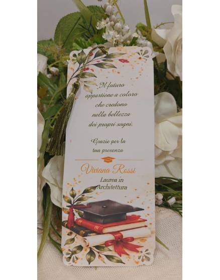 SEGNAPOSTO LAUREA RAGAZZA