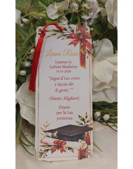 SEGNAPOSTO LAUREA RAGAZZA