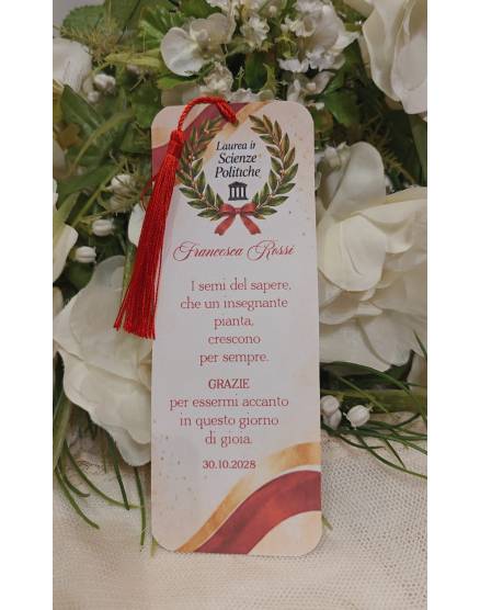 SEGNAPOSTO LAUREA RAGAZZA
