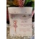 Invito Prima Comunione Ballerina perlato