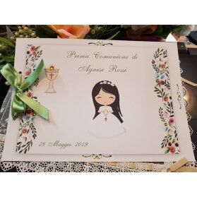 Guest Book Prima Comunione fiori