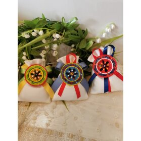 SACCHETTO MATRIMONIO CON RUOTA SICILIANA