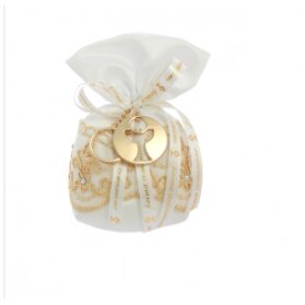 BUSTONE CON PORTA CHIAVI CALICE DORATO