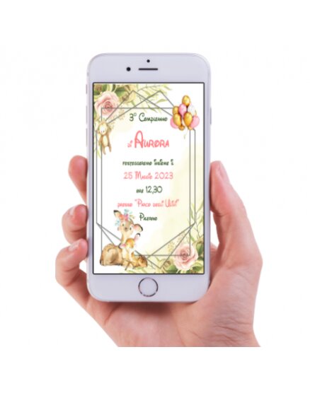 INVITO DIGITALE COMPLEANNO 