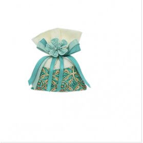 SACCHETTO MATRIMONIO CON FIORE TIFFANY