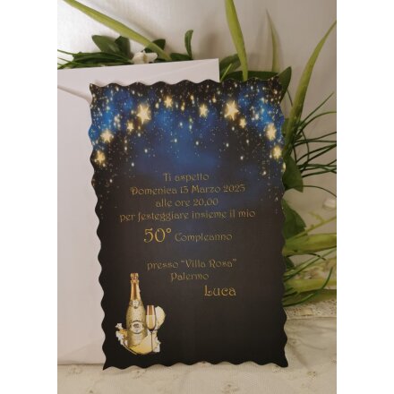 Inviti Di Compleanno Personalizzati 40 Pezzi – Wirmachendeinekarte.de Design Unico