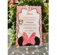 Invito 1 Anno Personalizzato con decoro Minnie