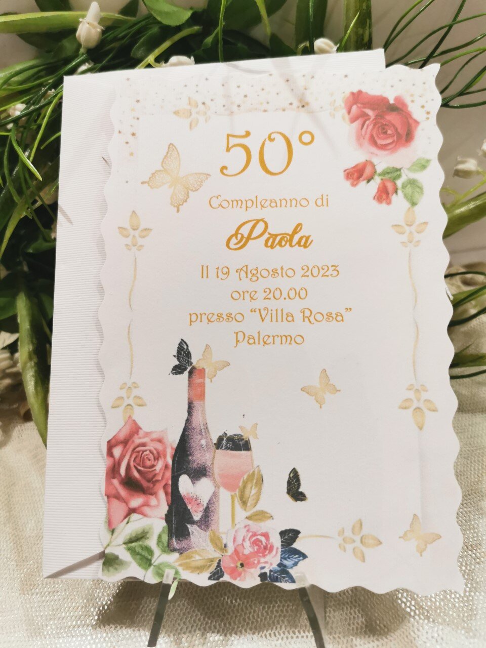 INVITO 50 ANNI - Bomboniera Chic