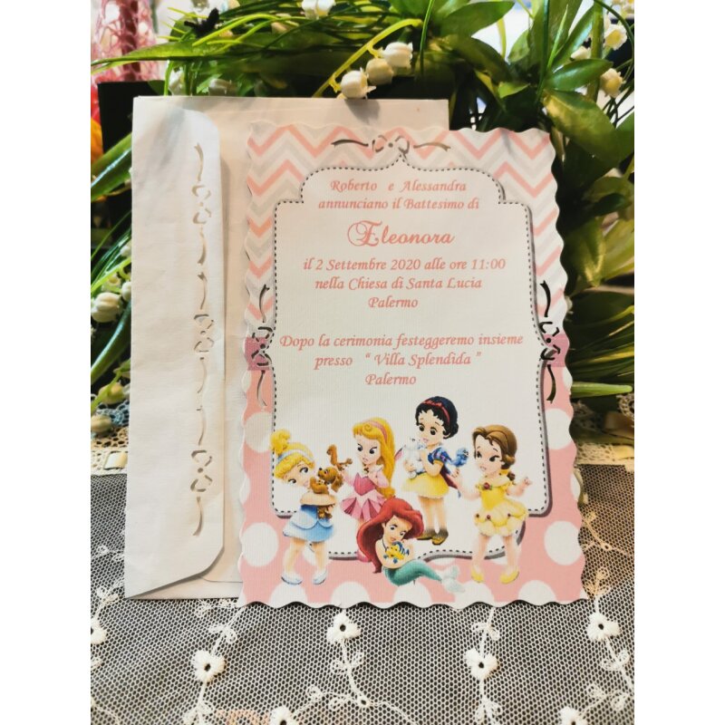 Inviti Battesimo Biglietti Personalizzati Pesciolini Partecipazioni - Foto 4