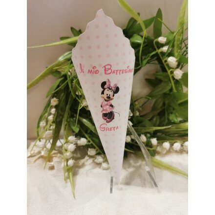 CONO PER CONFETTATA BATTESIMO MINNIE