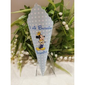 CONO PER CONFETTATA BATTESIMO MINNIE